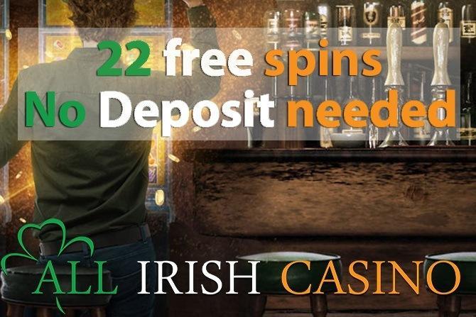 All Irish Casino free spins