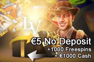 LVBET 1000 free spins sign up offer