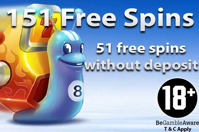 151 free spins Turbo Casino
