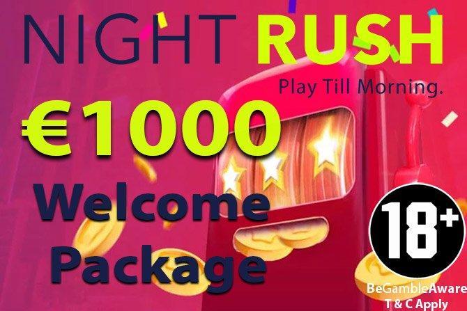 Nightrush casinon bonus 