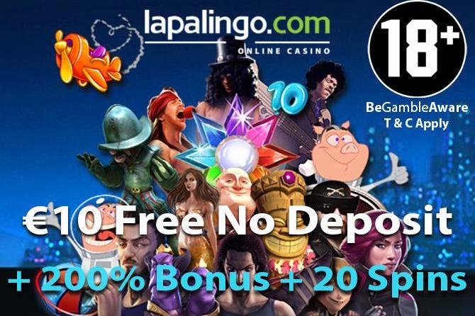 Lapalingo casino bonus nodeposit 10free