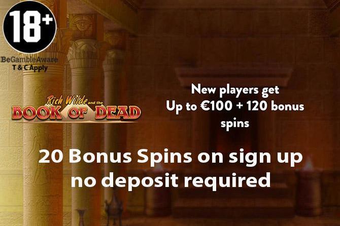 20 free spins dunder casino