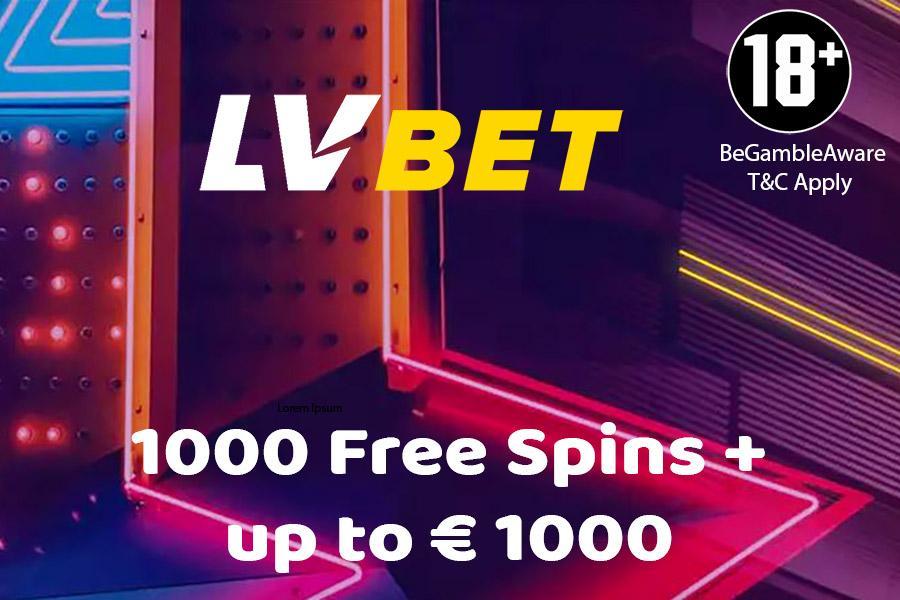LVBET 1000 free spins sign up offer